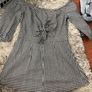 Tobi black and white Romper